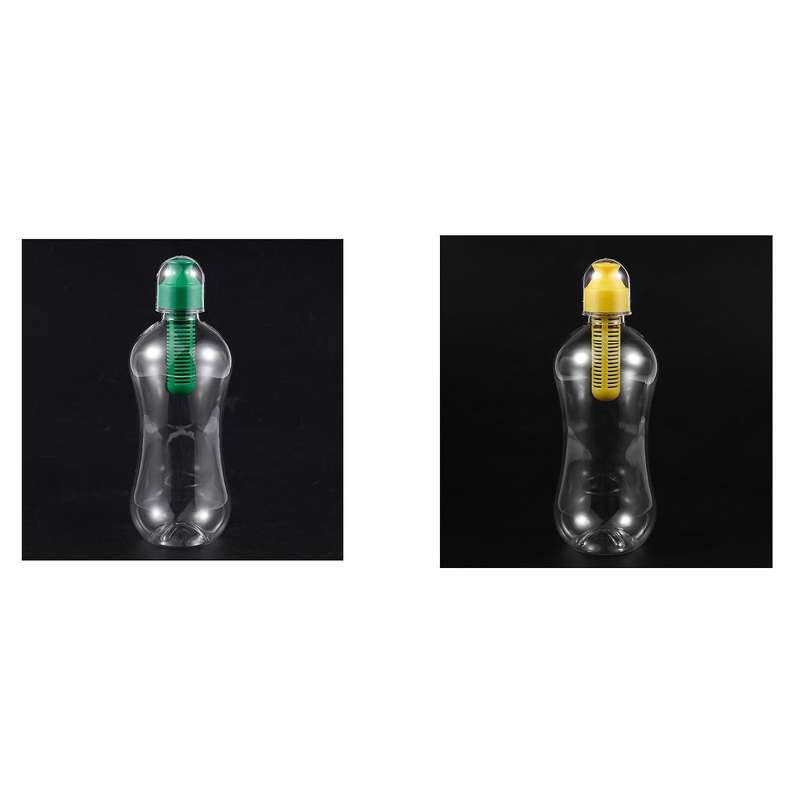 550ml Outdoor Water Hydration Filter Bottle Filtered Drinking, Green
