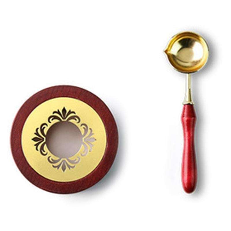 1 Set Wax Seal Kit Candle Furnace for Wax Sealing Diy Crafts Tool A