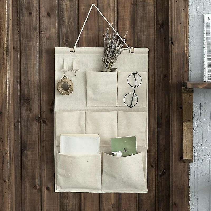 Wall Door Closet Window Hanging Multipurpose Organizer Bag-4 Pocket