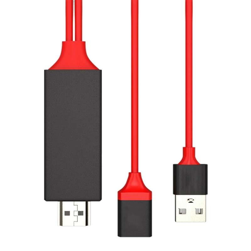 Hdmi Mirroring Av Cable Phone to Tv Hdtv Adapter