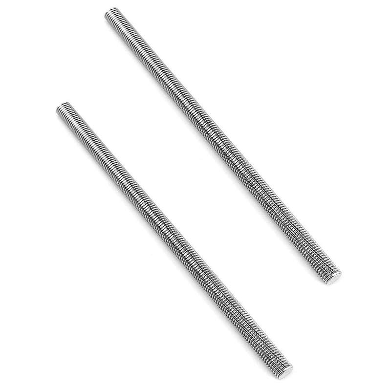 M8 X 250mm Fully Threaded Rod, 2 Pack for Anchor Bolts,clamps,hangers