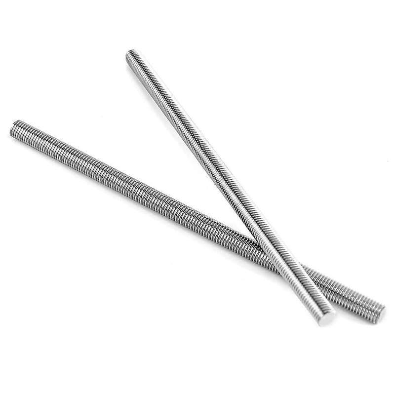 M8 X 250mm Fully Threaded Rod, 2 Pack for Anchor Bolts,clamps,hangers
