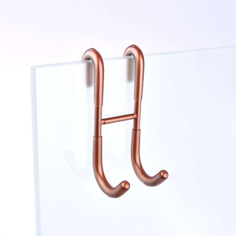 304 Stainless Steel S Hook Back Hook Of Plastic Glass Door Gold
