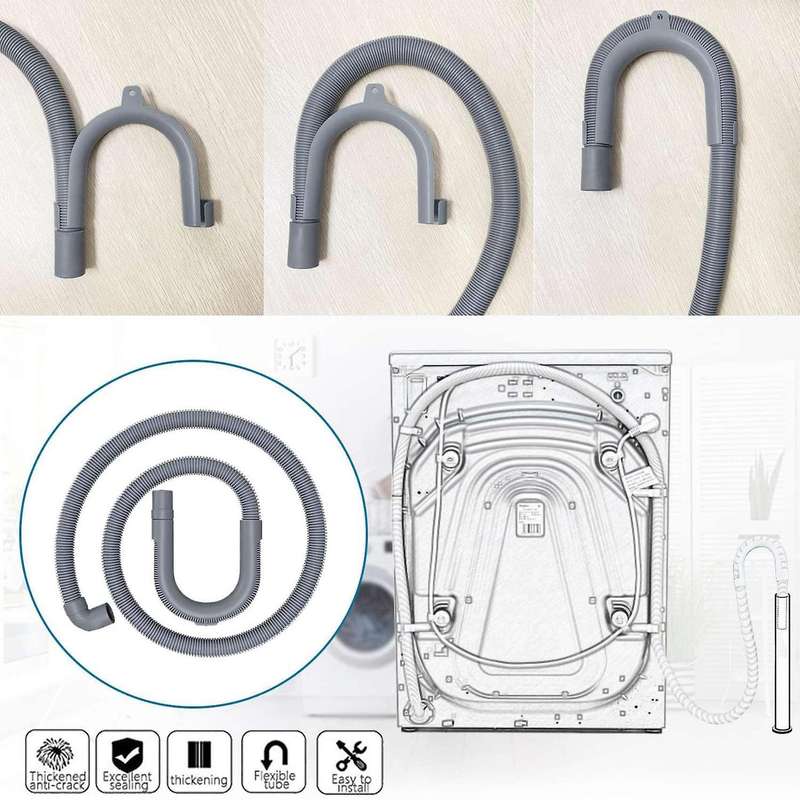 Washing Machine 2.5m Drain Hose Extension for Washing Machines