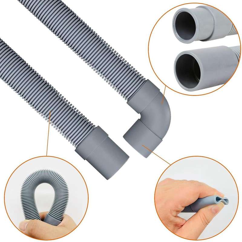 Washing Machine 2.5m Drain Hose Extension for Washing Machines