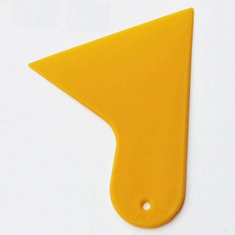 Vinyl Film Wrap Yellow Plastic Foils Cleaner Scraper