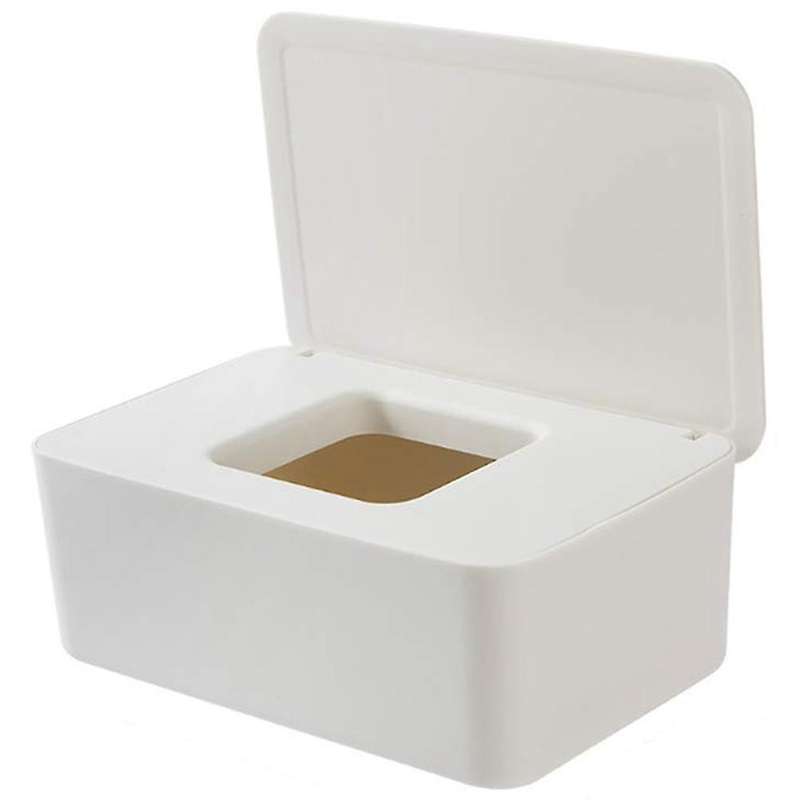 Diaper Wipes Dispenser Tissue Case Keeps Wipes Container with Lid