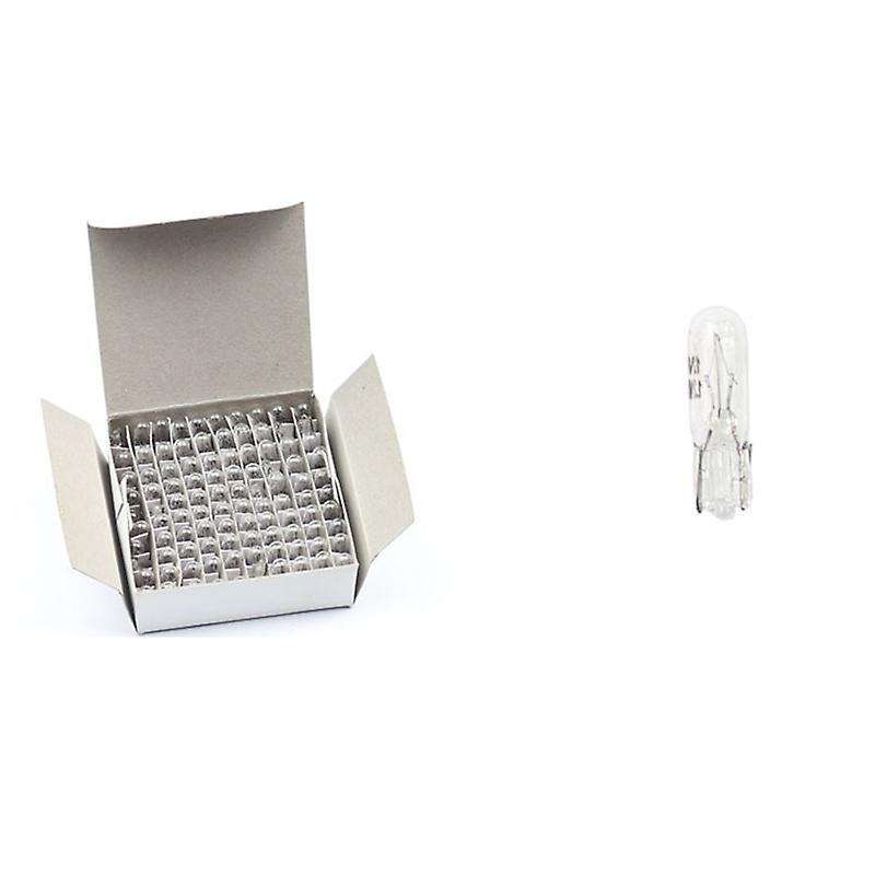 100pcs T5 286 Bulb Basic Miniature Bulb for License Plate Light Side
