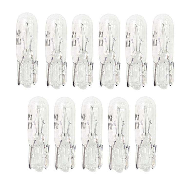 100pcs T5 286 Bulb Basic Miniature Bulb for License Plate Light Side