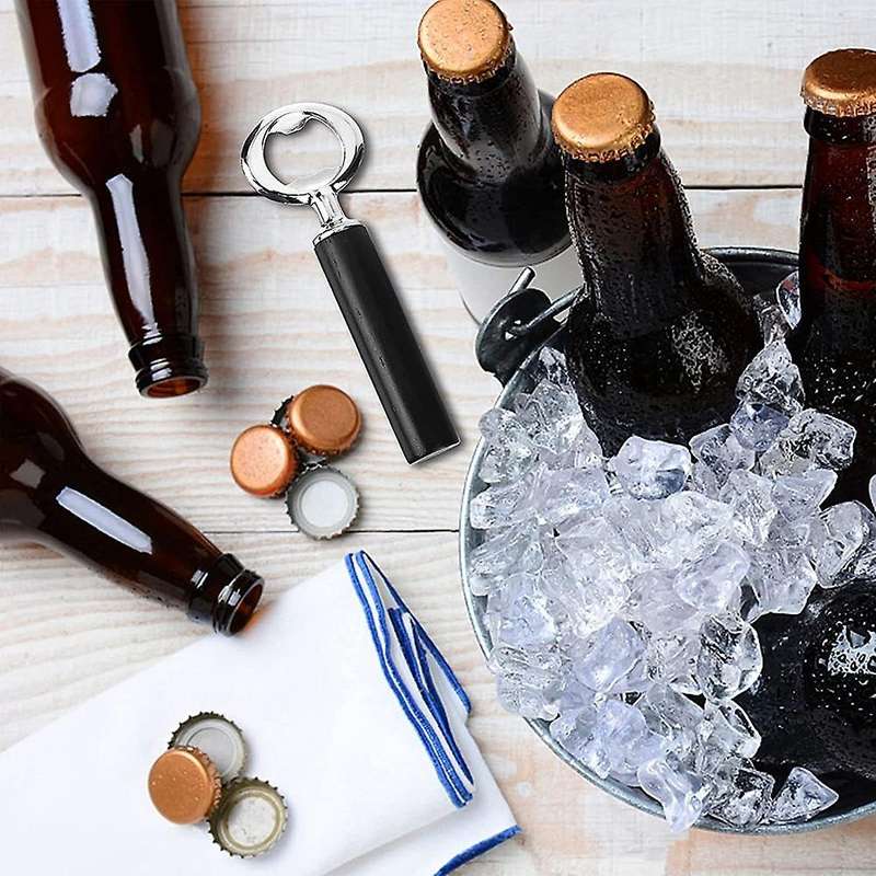 Diy Beer Bottle Opener Stainless Steel Flat Bottle Opener 4pc Silver