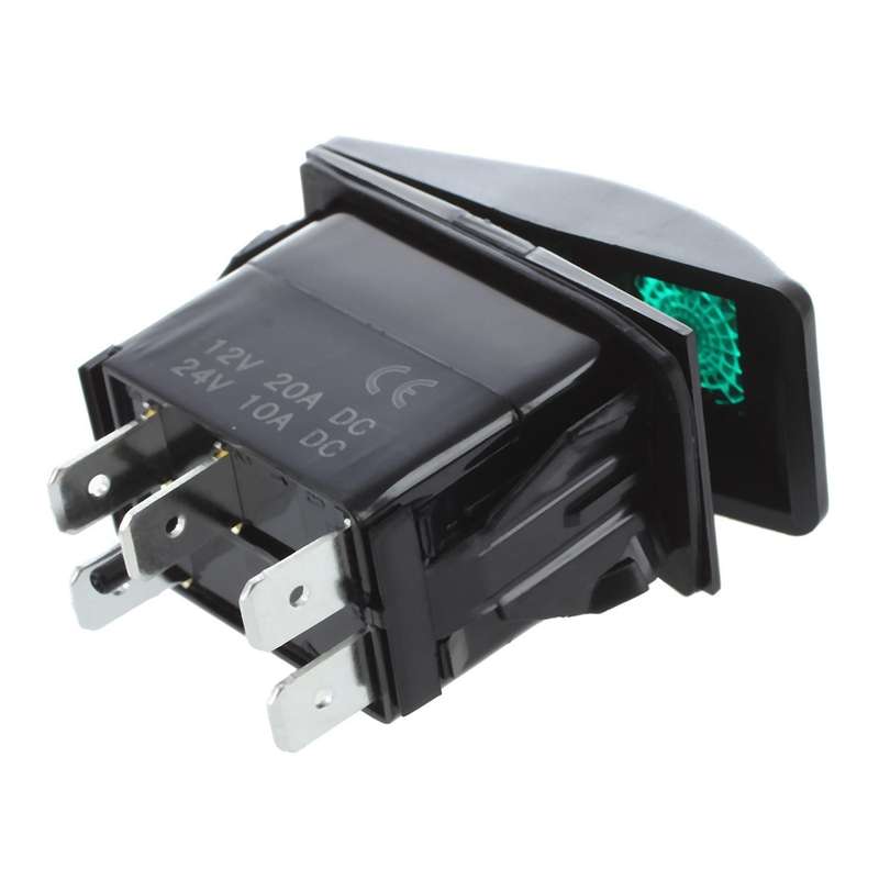 2x 12v Car Marine Boat Rv Toggle Rocker Switch Led Light Bar