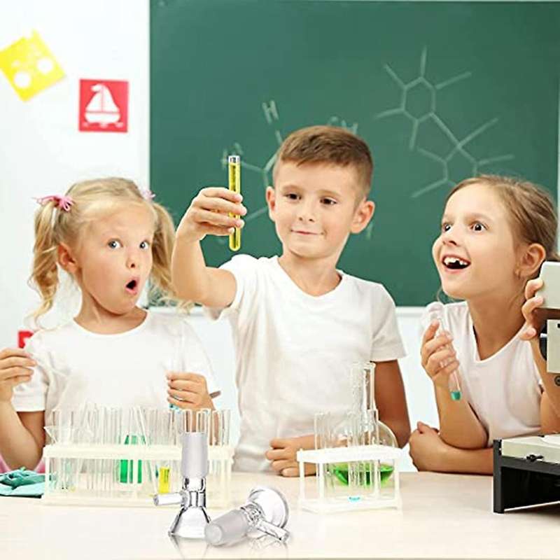 6 Pieces Bowl - Clear Glass Funnel, Scientific Small Glass Funnel