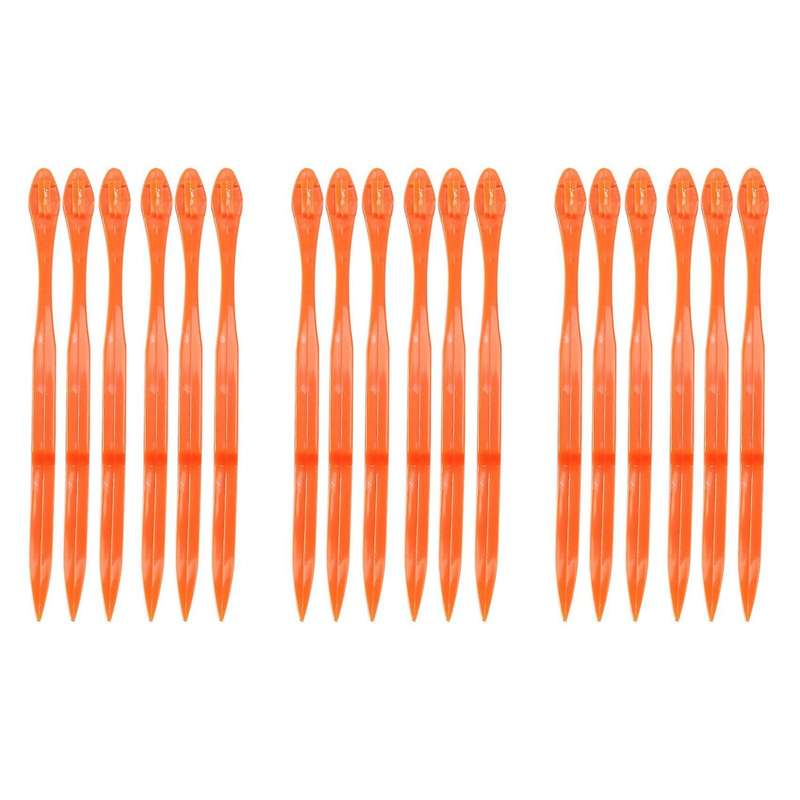18pcs Easy Orange Citrus Peeler In Bright Orange Color Kitchen Tool