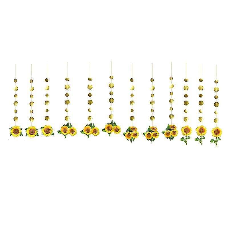 Sunflower Garlands for Kids Birthday Party Decorations for Summer