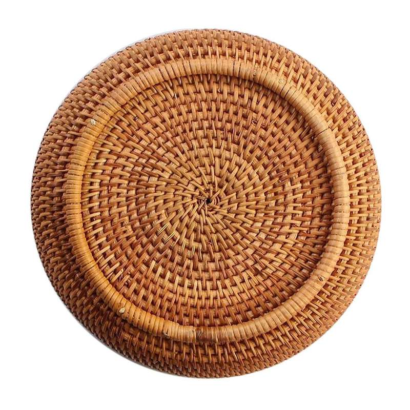 Table Top Food Fruit Storage Baskets Kitchen Handwoven Storage Holder