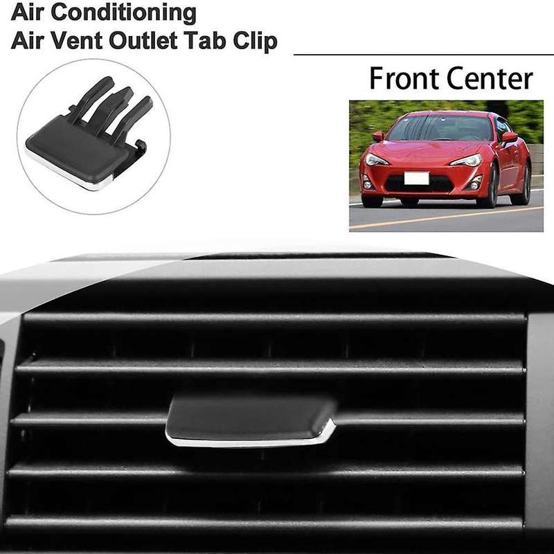 2x Front Center Air Vent Outlet Tab Clips, Repair Kit for Corolla