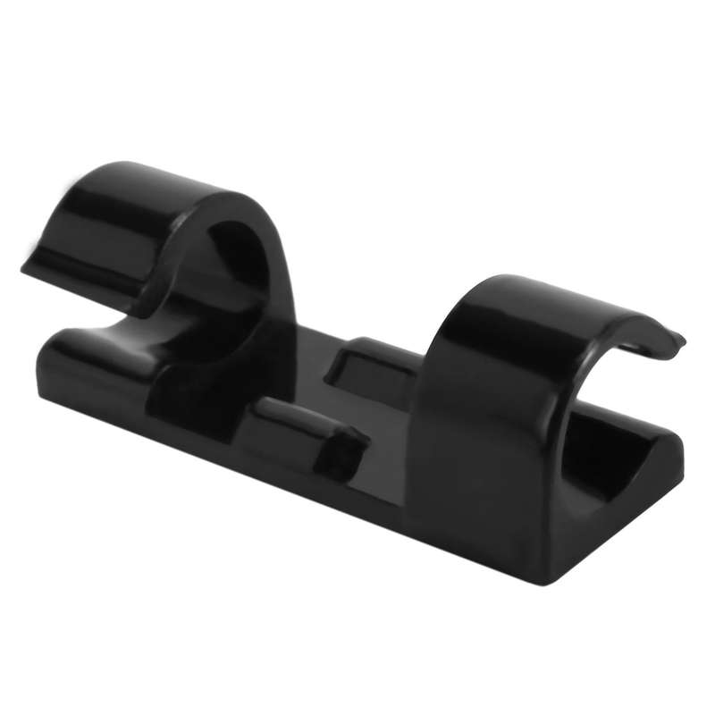 40pcs/lot Desktop Wire Clear Up Clips Holder Clamps (black)