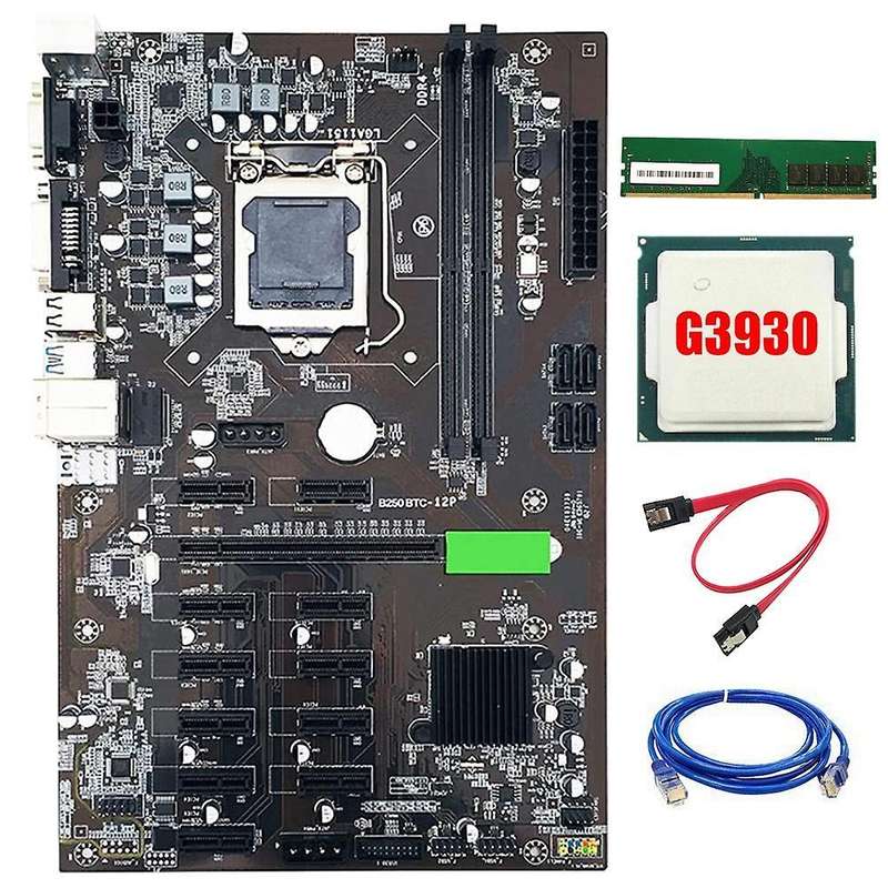 Btc-b250 Mining Motherboard Lga 1151 Sata3.0 for Bitcoin Eth Miner