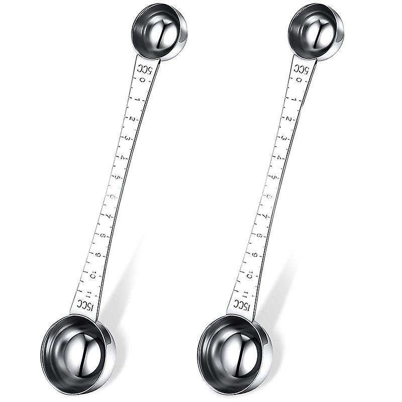 Coffee Scoops with Tick Mark, Tablespoon and Teaspoon for Coffee
