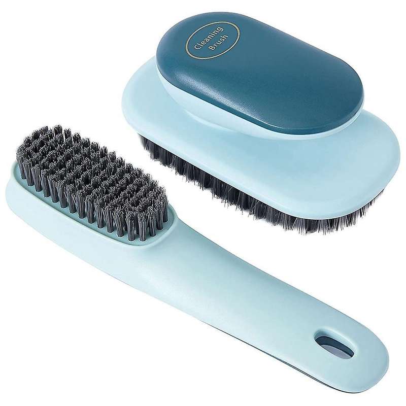 Scrub Brush Set,laundry Brush,household Cleaning Brushes Pack 2 Blue