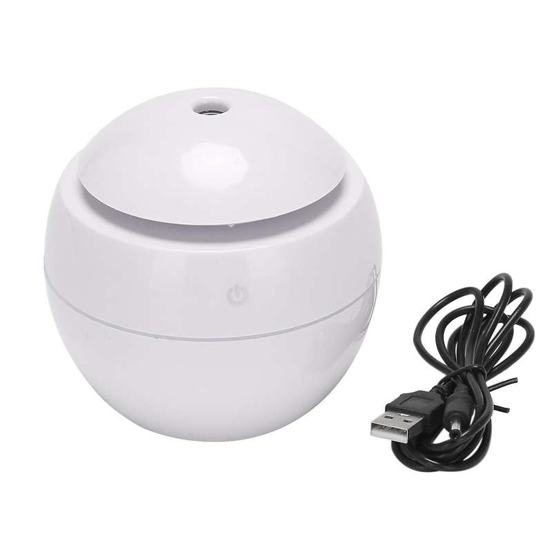 Ultrasonic Atomizing Humidifier Air Purifier Led Night Light,white