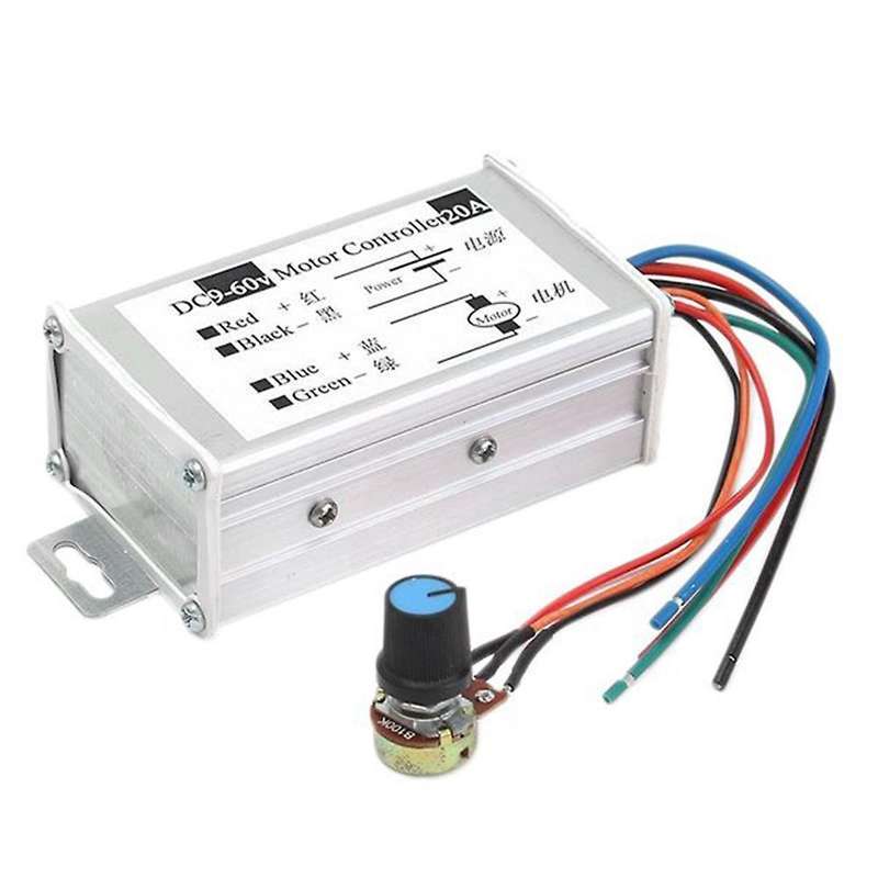 Dc9v 12v 24v 48v 60v 20a Pwm Motor Speed Controller 0-1200w