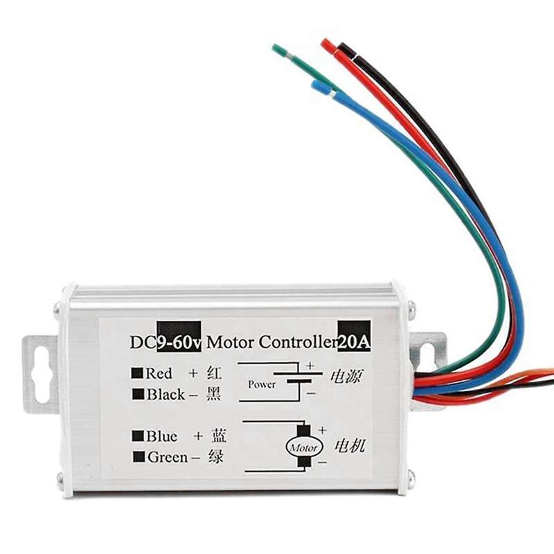 Dc9v 12v 24v 48v 60v 20a Pwm Motor Speed Controller 0-1200w