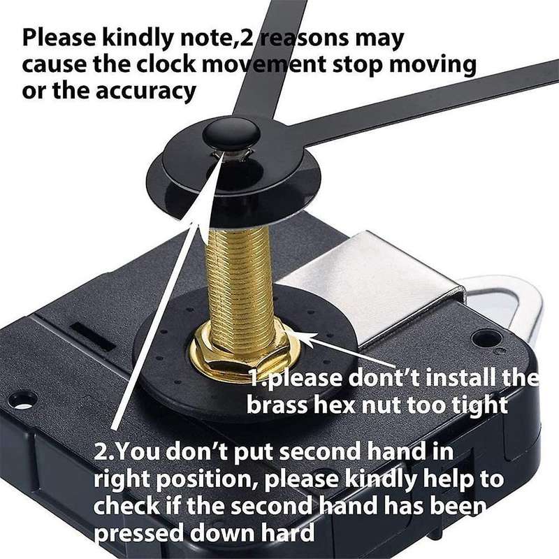 Silent Quartz Clock Movement, 4 Kinds Of Shaft Clock Movement