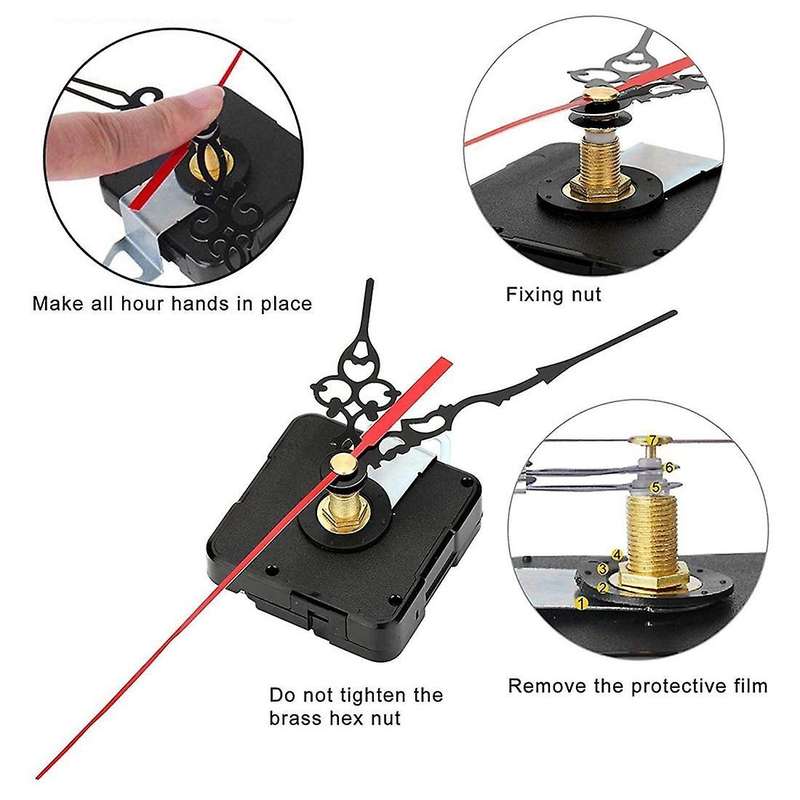 Silent Quartz Clock Movement, 4 Kinds Of Shaft Clock Movement