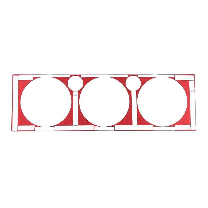 For Toyota Tacoma Car Air Conditioning Panel Aluminum Alloy Red
