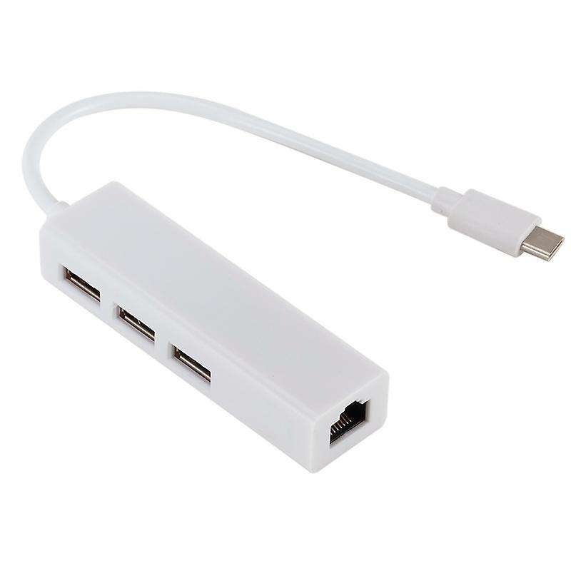 Adapter with Type C Usb2.0/3.0/pd 3 Ports Rj45 for Macbook Usb-c Type