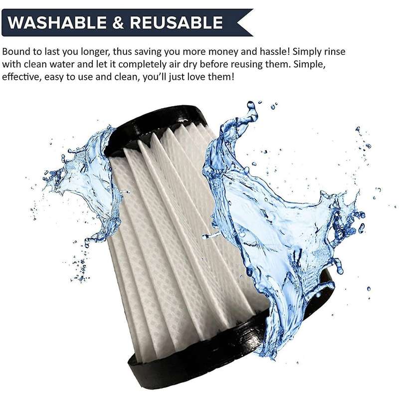 Replacement Vacuum Filter for Dirt Devil Ad40117, F117 - 2 Pcs