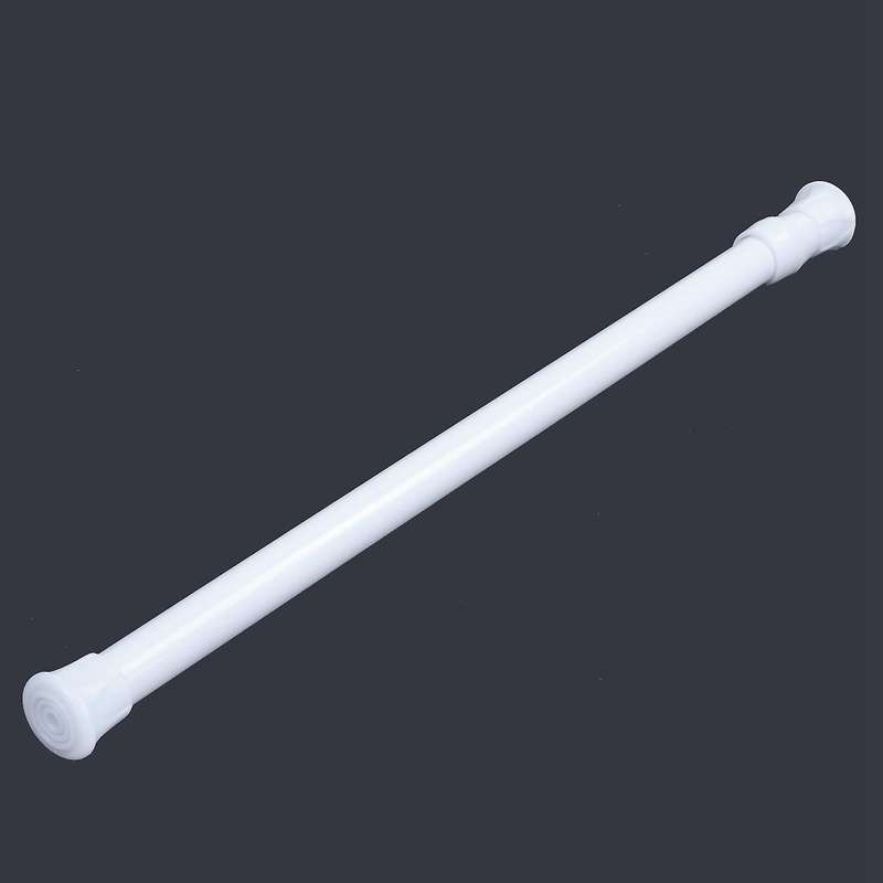 3 Pack Adjustable Small Tension Rod 11.8 Inch to 19.7 Inch, White