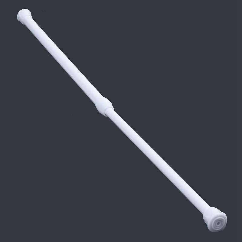 3 Pack Adjustable Small Tension Rod 11.8 Inch to 19.7 Inch, White
