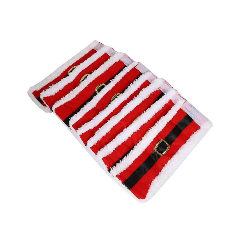 8pcs Christmas Napkin Rings Napkin Holder Party Table Decor