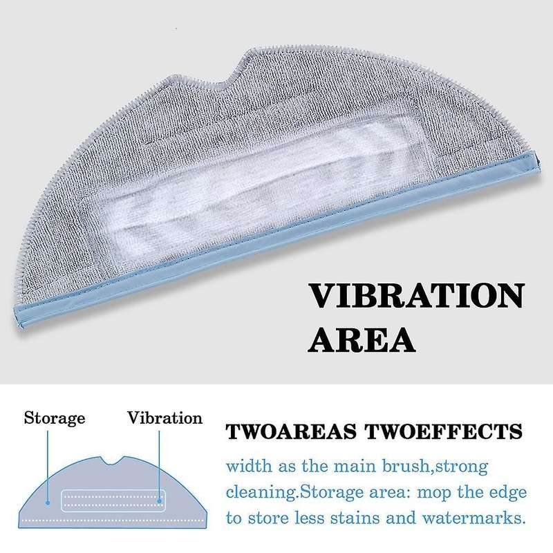 For Roborock T7s T7s Plus S7, Mop Cloth Pads Replacement
