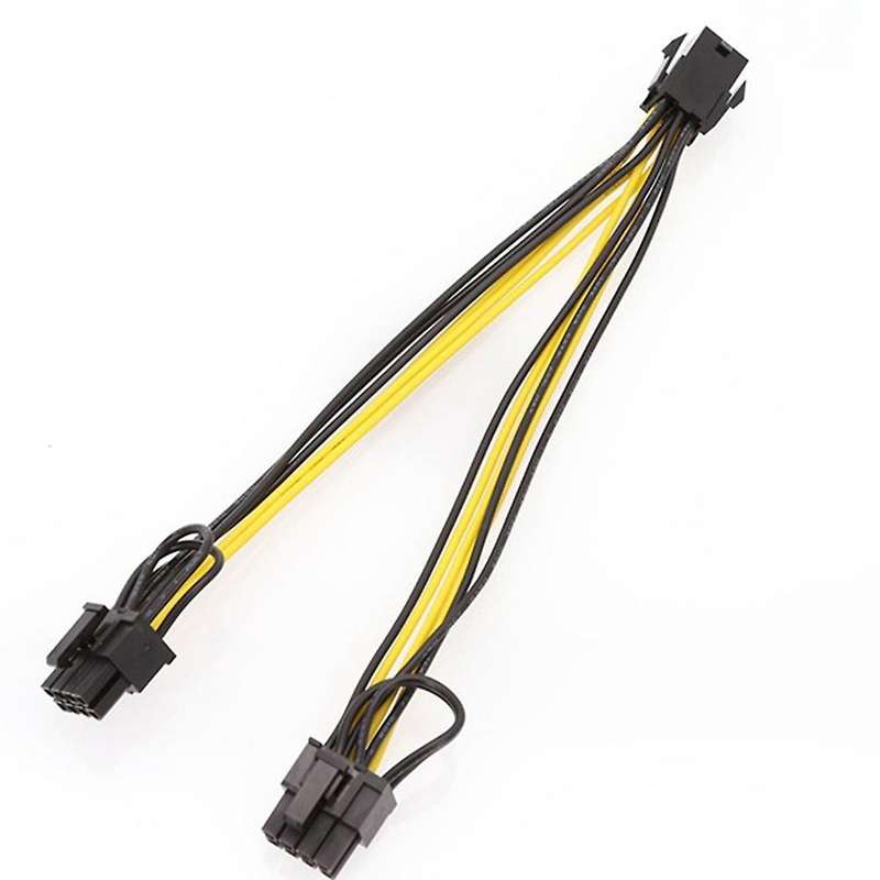5pcs 6-pin to Dual 6+2-pin Power Cable 6pin to Dual 8pin Power Cable