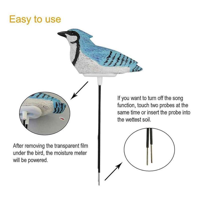 Watering Alarm Plant Soil Tester for Planter Water Reminder (blue)
