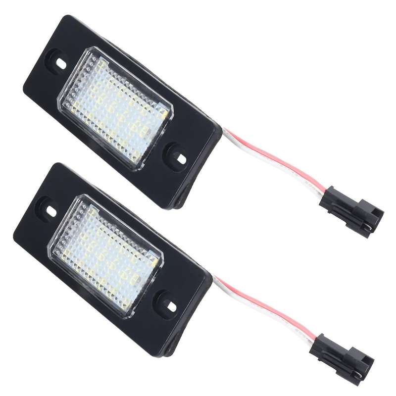 2pcs License Light for Golf Touring Touareg Tiguan Porsche Cayenne