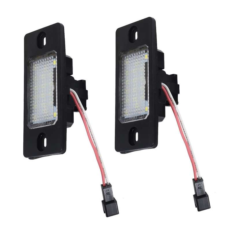 2pcs License Light for Golf Touring Touareg Tiguan Porsche Cayenne