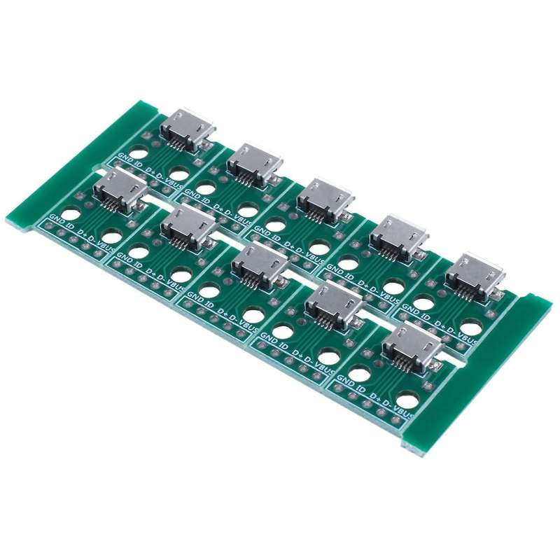 Micro-usb to Dip Adapter 5pin Female Connector B Type Pcb Converter