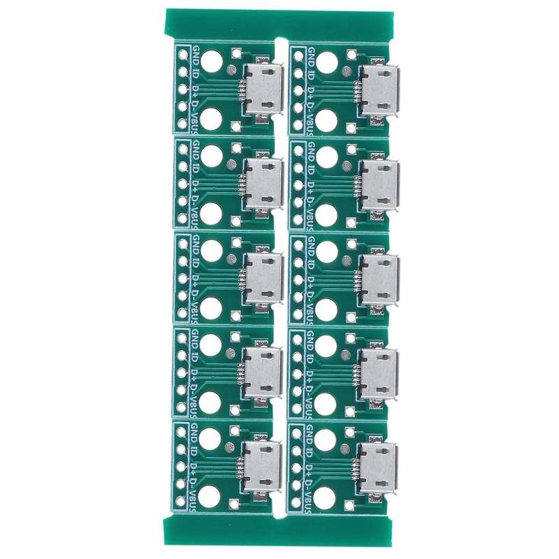 Micro-usb to Dip Adapter 5pin Female Connector B Type Pcb Converter