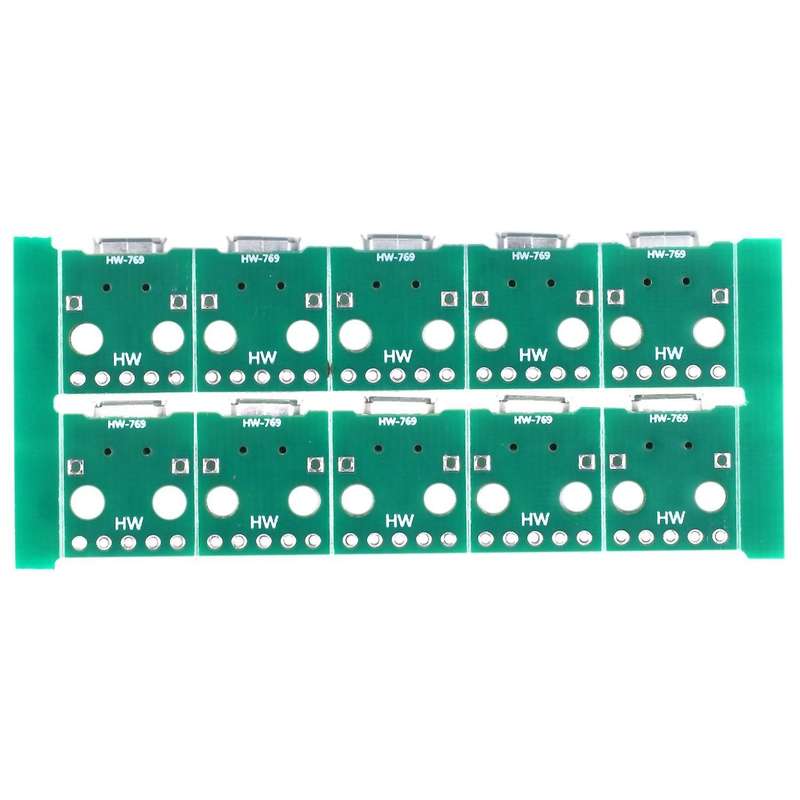 Micro-usb to Dip Adapter 5pin Female Connector B Type Pcb Converter