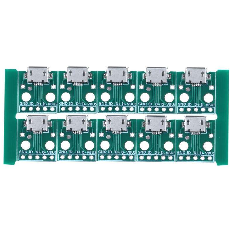 Micro-usb to Dip Adapter 5pin Female Connector B Type Pcb Converter