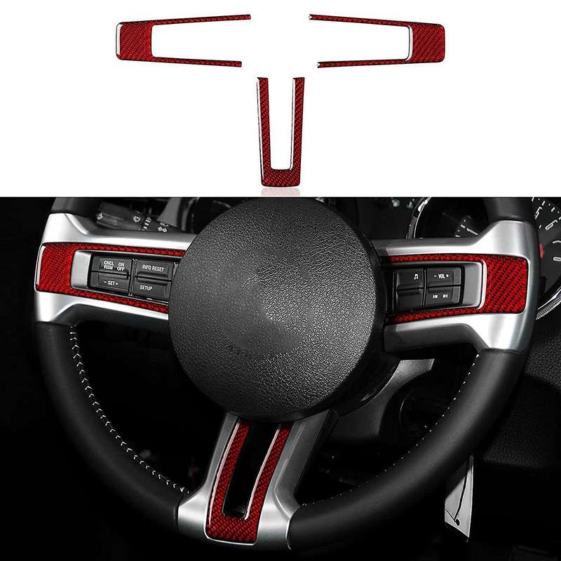 Car Central Control Cd Panel Sticker Trim for Ford Mustang 2009-2013