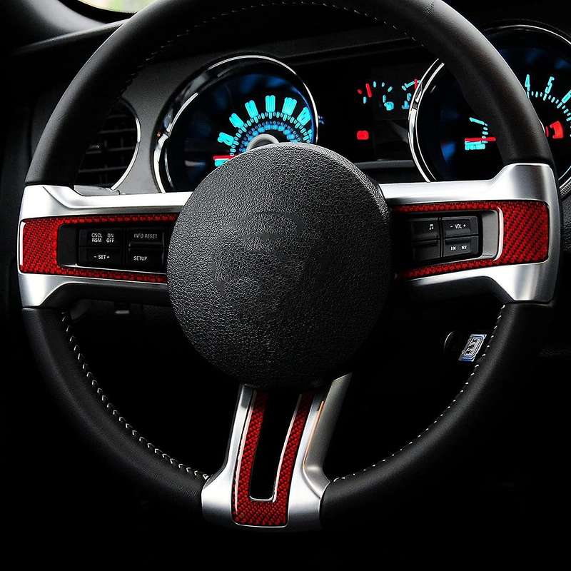 Car Central Control Cd Panel Sticker Trim for Ford Mustang 2009-2013