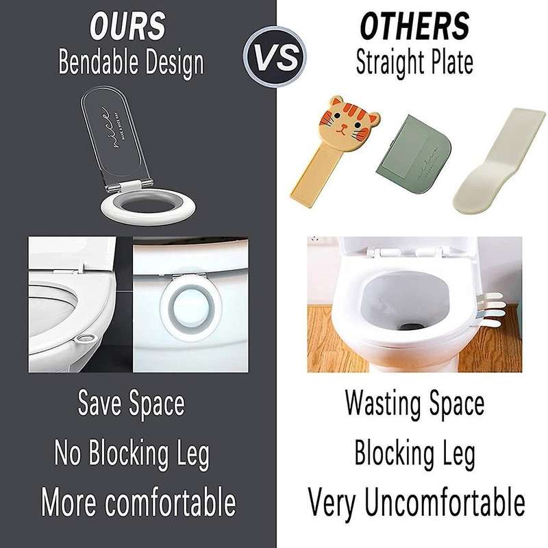 2pcs Toilet Lid Lifter, Toilet Seat Handle Lifter Toilet Cover Lifter
