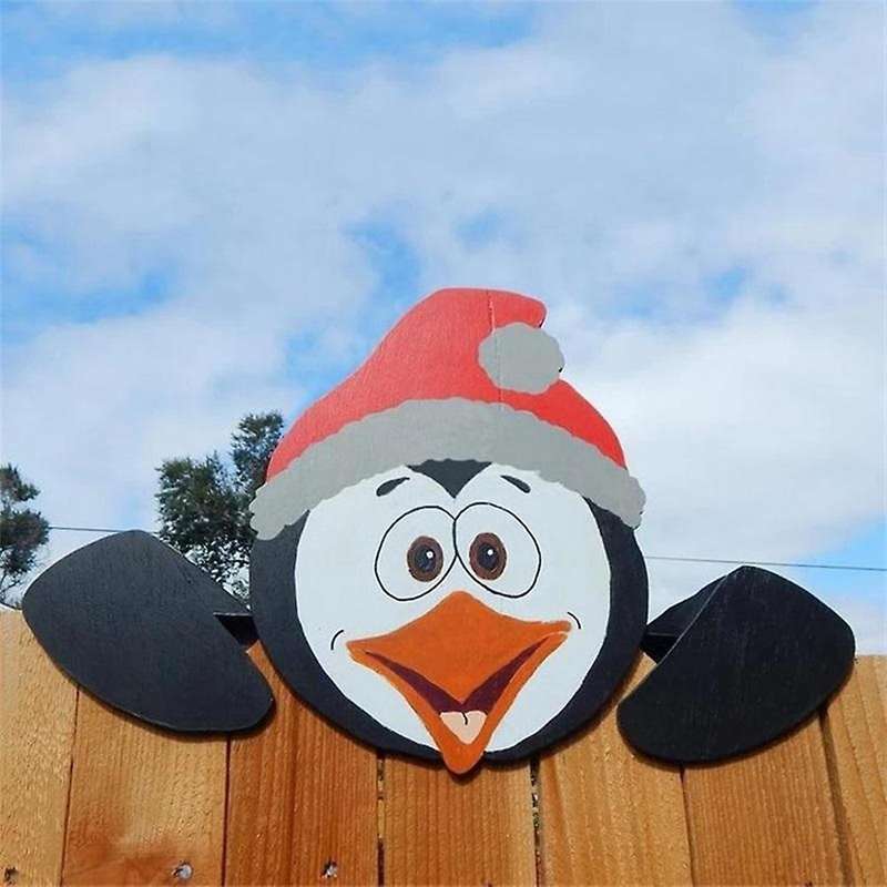 Christmas Ornaments Animal Fence Decoration Lawn Christmas Decoration