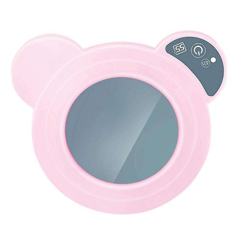 Usb Electric Heating Plate Hot Coaster,for Office Home,pink