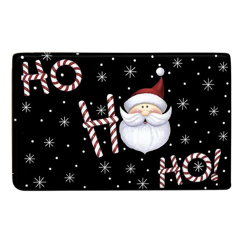 Christmas Doormat Welcome Decor Santa Claus Door Mat Kitchen Mat A